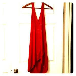 Red Halter Dress